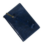 The Diary Of A Nobody // Leather Journal + Refillable Notepad // Blue