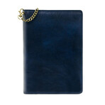 The Diary Of A Nobody // Leather Journal + Refillable Notepad // Blue