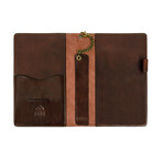 The Diary Of A Nobody // Leather Journal + Refillable Notepad // Brown