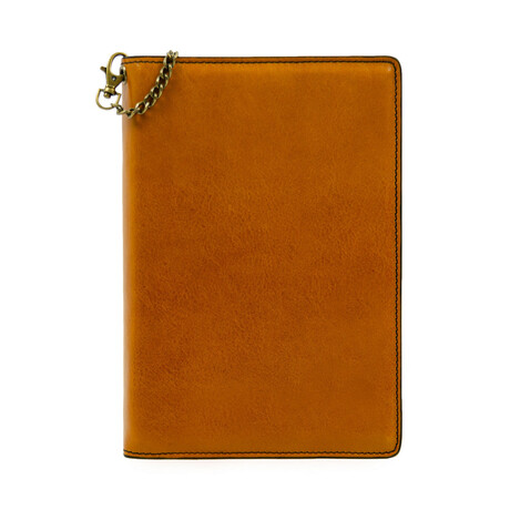 The Diary Of A Nobody // Leather Journal + Refillable Notepad // Yellow