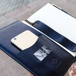 The Diary Of A Nobody // Leather Journal + Refillable Notepad // Black