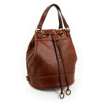 Light in August // Leather Backpack Shoulder Bag // Light Brown