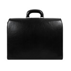 The Firm // Leather Briefcase // Black
