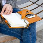 The Diary Of A Nobody // Leather Journal + Refillable Notepad // Yellow