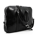 The Hobbit // Leather Laptop Bag // Black