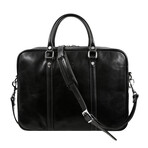 The Hobbit // Leather Laptop Bag // Black