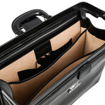 The Firm // Leather Briefcase // Black