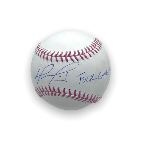 David Ortiz // Boston Red Sox // Signed Baseball w/ "Fuck Cancer" Inscription