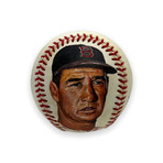 Ted Williams // Boston Red Sox // Signed Hand Painted Baseball