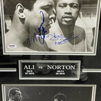 Muhammed Ali & Ken Norton // Signed Photograph + Framed