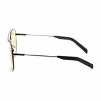 Men's PR59WS-1BO07M-60 Sunglasses // Black + Vintage Yellow