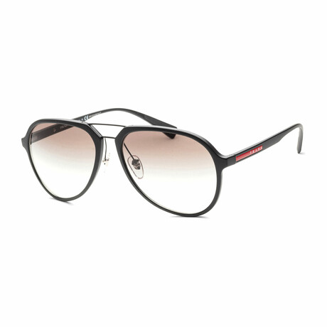 Men's PS05RS-DG00A758 Linea Rossa Sunglasses // Black + Gray