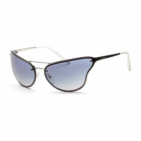 Men's PR74VS-1BC71469 Sunglasses // Silver + Light Gray + Blue