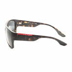 Men's Linea Rossa PS08VS-56406F-59 Sunglasses // Matte Havana + Dark Gray