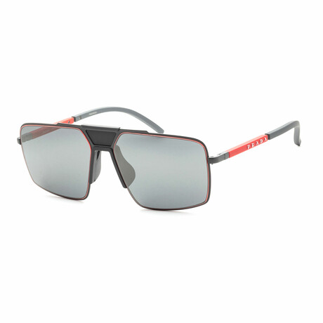 Men's PS52XS-TWW09L-59 Linea Rossa Sunglasses // Matte Gray + Black