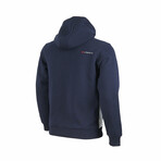 Two Colored Hoodie // Navy + Gray (XL)