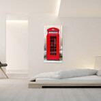 Signature Series Glass Heater // City Series // London Phone Box (48"L x 16"W)