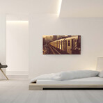 City Series // NYC Suburb Train (16"H x 48"W x 0.5"D)