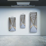 Signature Series Glass Heater // City Series // Colonnades (48"L x 16"W)