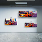 Signature Series Glass Heater // City Series // Time Square Taxi v2 (48"L x 16"W)