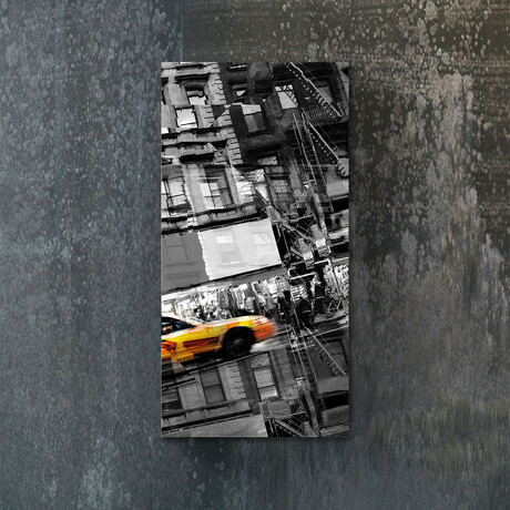City Series // Yellow Cab (48"H x 16"W x 0.5"D)