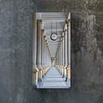 Signature Series Glass Heater // City Series // Colonnades (48"L x 16"W)