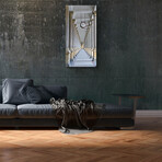 Signature Series Glass Heater // City Series // Colonnades (48"L x 16"W)