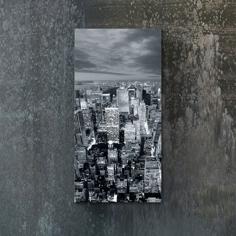 Signature Series Glass Heater // City Series // Manhattan BW v1 (48"L x 16"W)