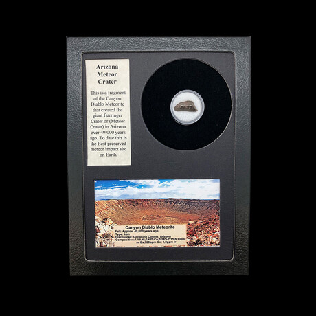 Arizona Meteorite in Collector’s Box