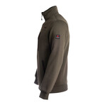 Full Zip Comfy Jacket // Olive Green (S)