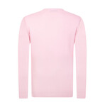 Jamison Round Neck Pullover Sweater // Pink (2XL)