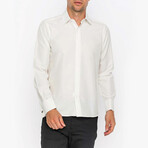 William Button Up Shirt // Ecru (L)