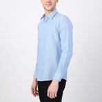 Peyton Button Up Shirt // Blue (S)