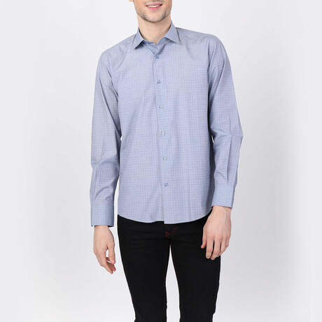 Franklin Button Up Shirt // Navy (XS)