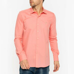 Peter Long Sleeve Button Up Shirt // Rose (M)