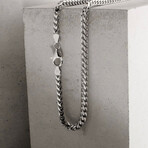 Sterling Silver Thick Franco Link Chain Necklace // 5mm (16")
