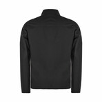 Russ Reversible Leather Jacket // Black Tafta + Green (5XL)