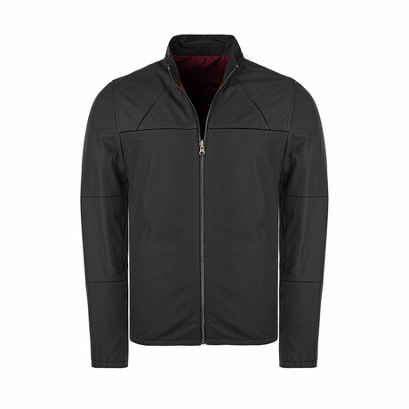 Allen Reversible Leather Jacket // Black + Bordeaux (XS)