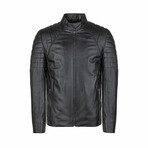 Isaac Leather Jacket // Black (5XL)