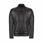 William Leather Jacket // Black (L)