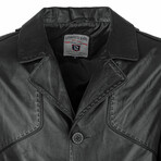 Dale Leather Jacket // Black (4XL)