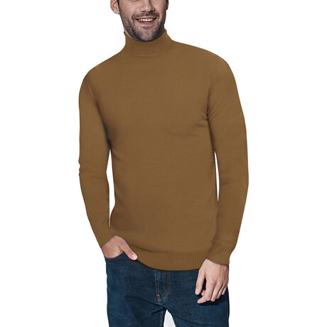 Basic Turtle Neck Sweater // Copper (S)