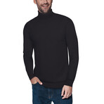 Turtle Neck Sweater // Black (XL)