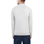Fashion Zip Up Sweater // Oatmeal (S)