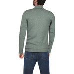 Turtle Neck Sweater // Sage (XL)