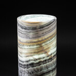 Genuine Round Banded Onyx Lamp