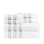 Marla Border ZT Towel // Set of 6 (Gray)