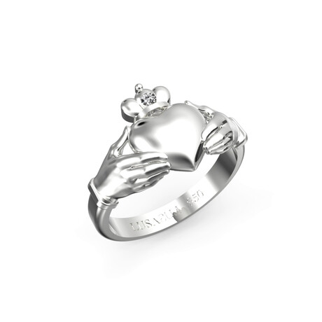 Claddagh Ring // Sterling Silver (Size 5)