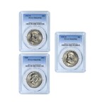 Franklin Half Dollar Legacy Collection // 1953-1959 // PCGS Certified MS63FBL Condition // Set of 3