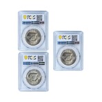 Franklin Half Dollar Legacy Collection // 1953-1959 // PCGS Certified MS63FBL Condition // Set of 3